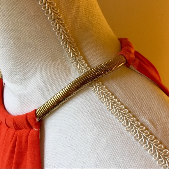 Eliza J Maxi Striped Halter Dress - Picture 8 of 8